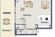 Exklusive 3-Zimmer-Dachgeschossmaisonette mit Panorama-Weitblick