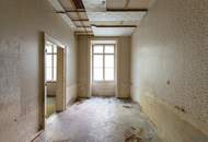 RARITÄT | KOMPLETT HOFSEITIGE ALTBAU-GARTENWOHNUNG | Sanierungsbedürftig | Gesamte Etage im Hoftrakt | Nähe Einsiedlerpark, U4 Margaretengürtel, künftiger U2-Station Reinprechtsdorfer Straße