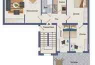 Stadtzentrum Zinshaus ca. 400 m² – 5 % Rendite möglich, neusanierte Wohnungen & großer Garten!