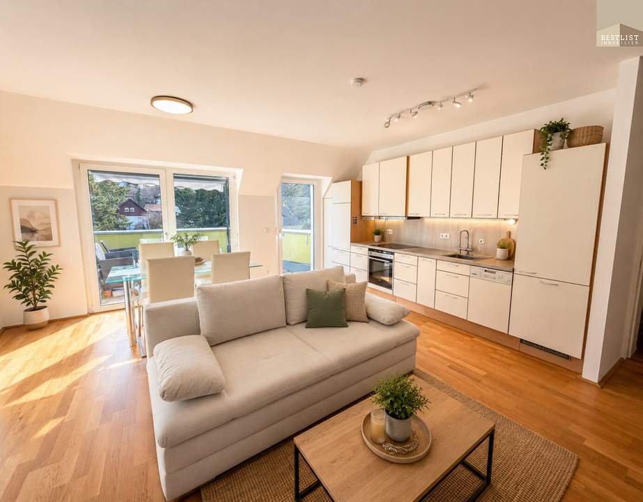 Sonnige 2-Zimmer-Wohnung mit Balkon in begehrter Lage von Klosterneuburg