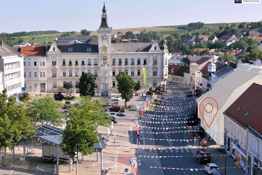 ZUM JUNGBRUNNEN! Investieren am besten Platz´l in Mistelbach! Viel Lebensraum + Große Terrasse + Beste Infrastruktur + Hochwertige Materialien + Garagenplatz optional!, Wohnung-kauf, 319.600,€, 2130 Mistelbach