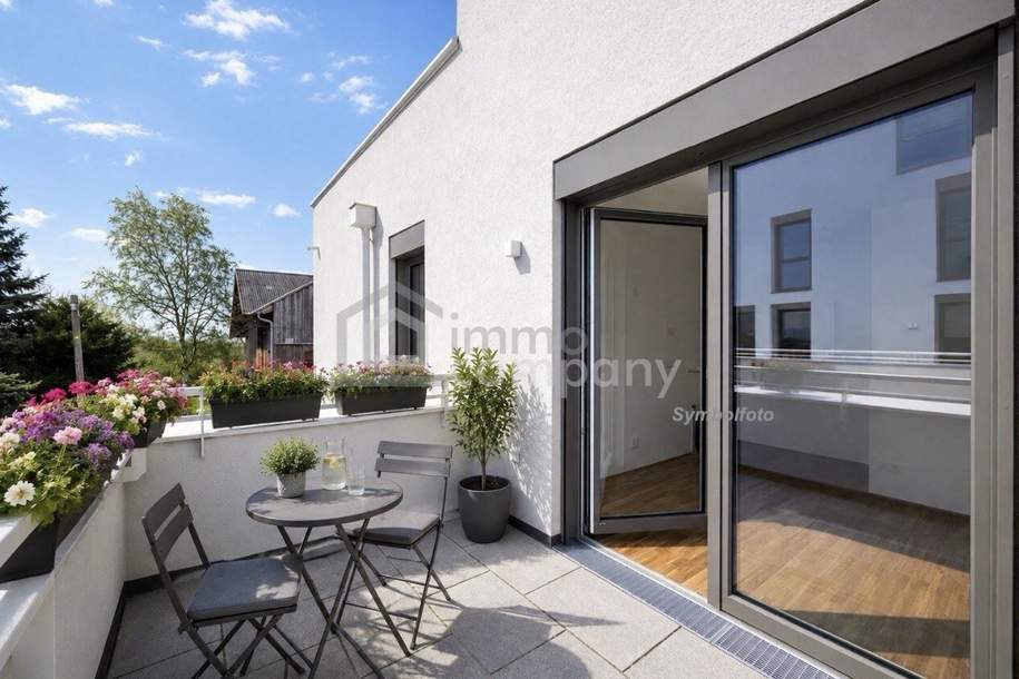1220 WIEN | 3-ZIMMER-NEUBAU | BALKON | MÜHLWASSER-NÄHE | U2-ANBINDUNG, Wohnung-kauf, 357.700,€, 1220 Wien 22., Donaustadt