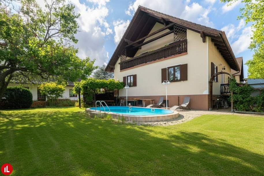 Familienidylle mit Pool und großem Garten in Rannersdorf – Einziehen & Wohlfühlen!, Haus-kauf, 599.000,€, 2320 Bruck an der Leitha