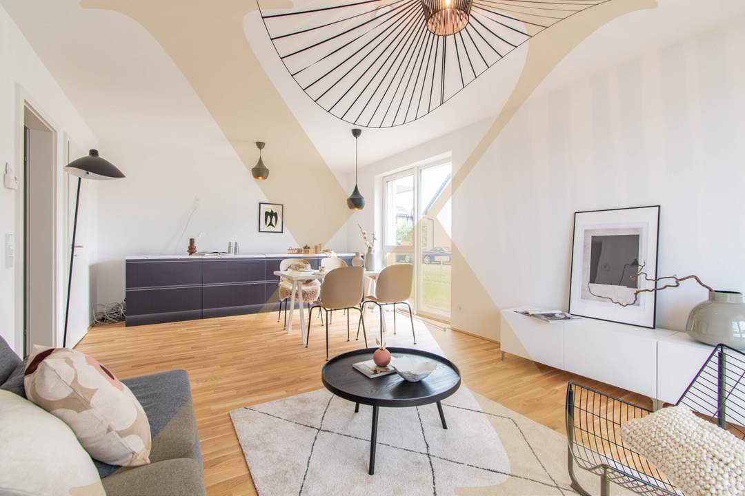 Perfekt für Familien! Großzügige 4-Zimmer-Wohnung mit riesen Eigengarten in Leonding zu verkaufen!