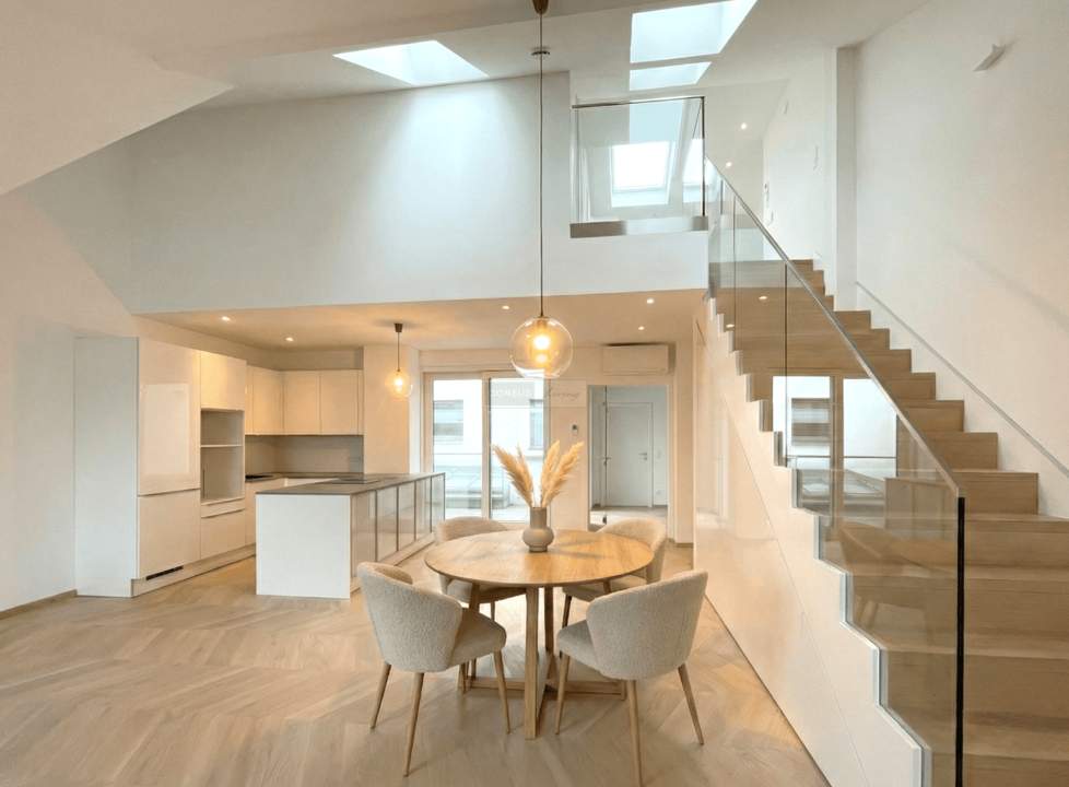 Lichtdurchflutete Luxus-Maisonette beim Rudolfsplatz mit 2 Eingängen - VIDEO verfügbar !