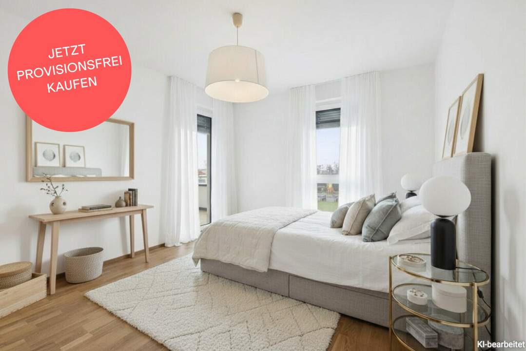 Perfekte Anlegerwohnung nächst neuer Uniklinik! 53 m²-Wohnung mit Garten | 2 Zimmer | Bad, separates WC | Provisionsfrei