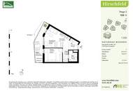 Idyllische 2-Zimmer-Wohnung im energieeffizenten Neubauprojekt Hirschfeld - Naturnah wohnen