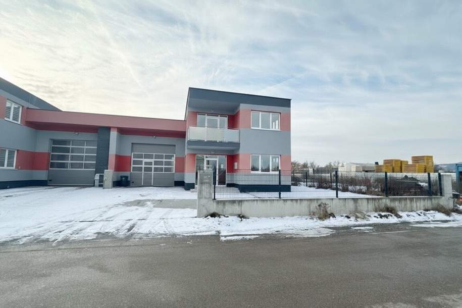 Halle &amp; Büro in Bestzustand – ideale Gewerbeimmobilie, Gewerbeobjekt-miete, 2.750,00,€, 2525 Baden