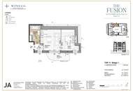 THE FUSION! Exklusiver 2-Zimmer-Dachgeschoß-Erstbezug