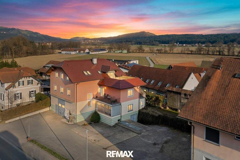 Mehr Volumen für Ihre Ideen! Mehretagen Wohnhaus mit Heimwerkstatt und Einliegerwohnung im Ortskern Gleinstätten, Haus-kauf, 385.000,€, 8443 Leibnitz