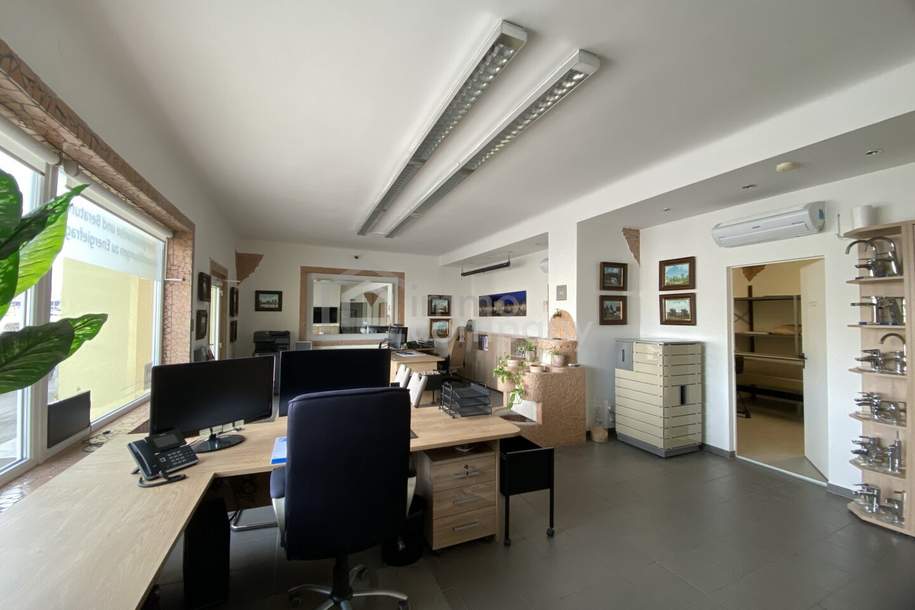 Möbliertes Geschäftslokal in 2540 Bad Vöslau, Gewerbeobjekt-miete, 995,00,€, 2540 Baden