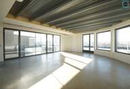 The View! Penthouse Loft mit Dachterrasse samt Wien-Panorama-Blick in der Brotfabrik Wien!