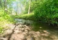 Sonniges Grundstück am Waldrand sehr idyllisch am Bach