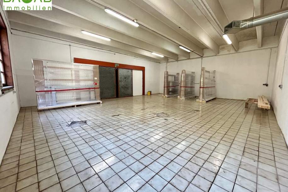 Faaker-See-Nähe | Flexible Lager- oder Werkstattfläche – inkl. Rampe & Parkplätzen, Gewerbeobjekt-miete, 705,96,€, 9581 Villach Land