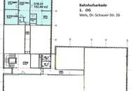 Topbüro in der Bahnhofsarkade zu vermieten inkl Tiefgaragenplätzen CONNEX GEBÄUDE