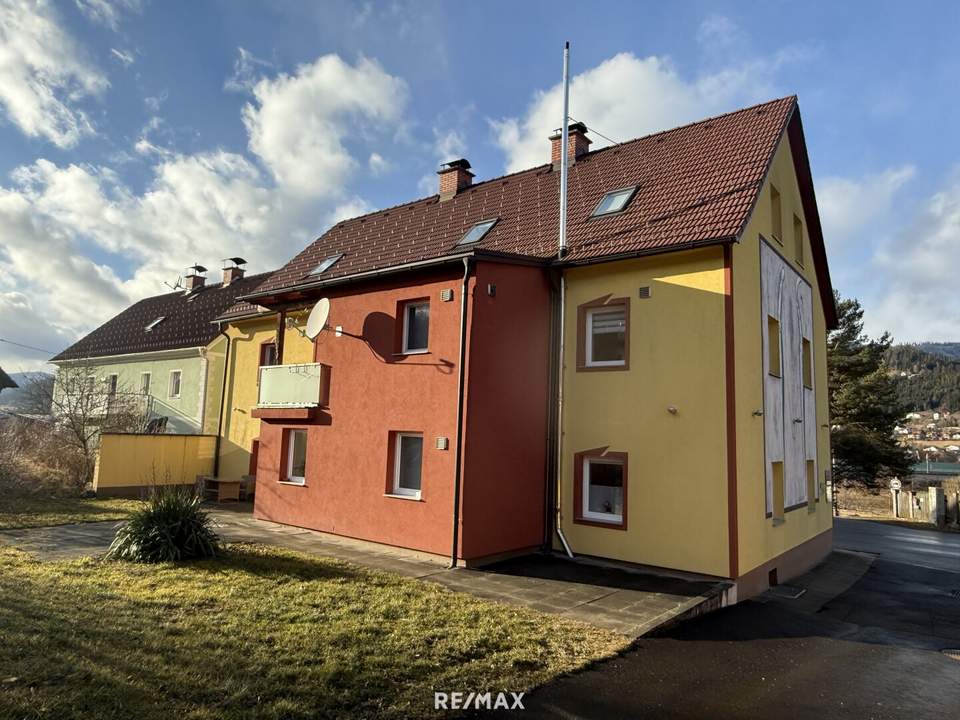 *** Top kernsaniertes 439m² Zinshaus mit Nebengebäude in Kindberg – 4 Einheiten incl. Carports, voll vermietet, starke Renditechance! ***