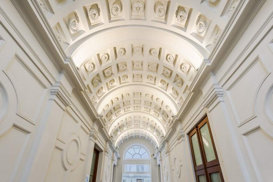 Klimatisierte, sonnige Gartenwohnung in repräsentativem Palais im Botschaftsviertel nächst Schloss Belvedere!, Wohnung-miete, 4.165,58,€, 1040 Wien 4., Wieden