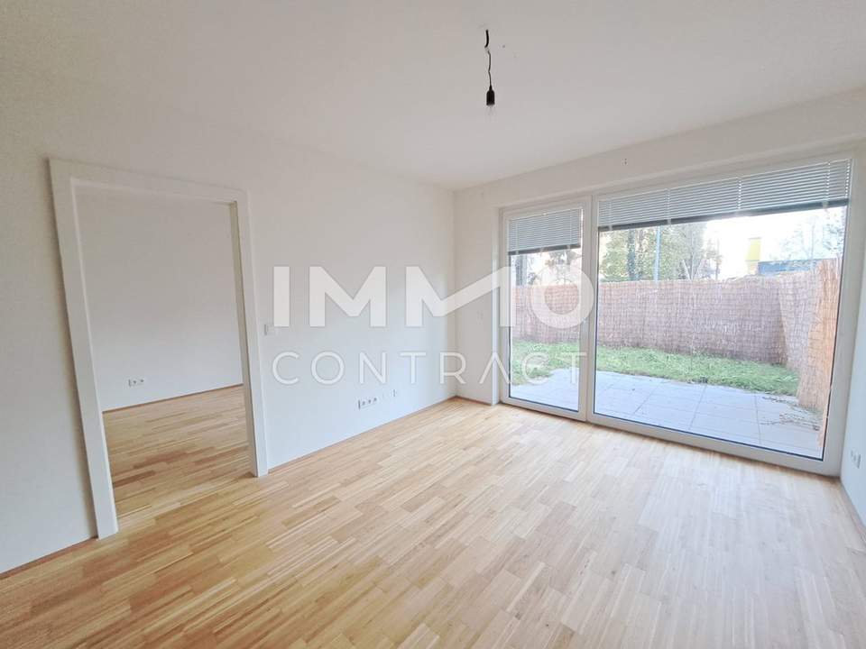 Neuwertige - geförderte 2 Zimmer Wohnung mit TERRASSE und EIGENGARTEN in zentraler Lage - Idlhofgasse 70 - Top 06