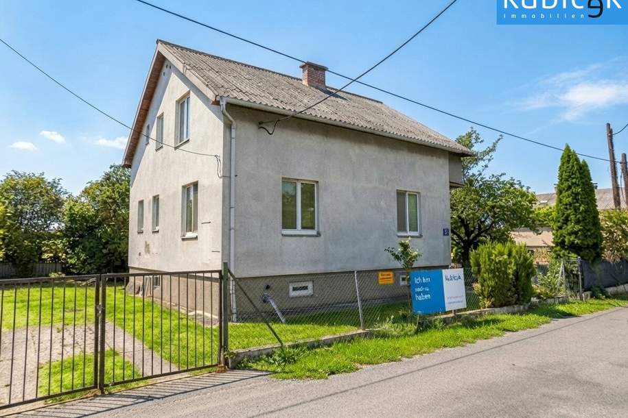 Rarität am Mühlwasser mit Altbestand, Grund und Boden-kauf, 445.000,€, 1220 Wien 22., Donaustadt