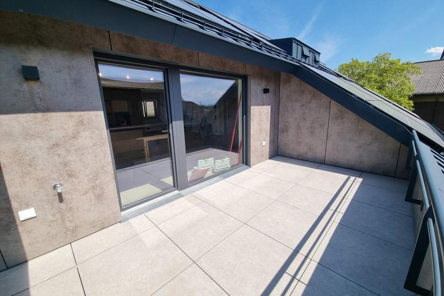 Luxuriöses Penthouse im Neubau mit großzügiger Südterrasse und Weitblick, Wohnung-miete, 2.395,00,€, 5205 Salzburg-Umgebung