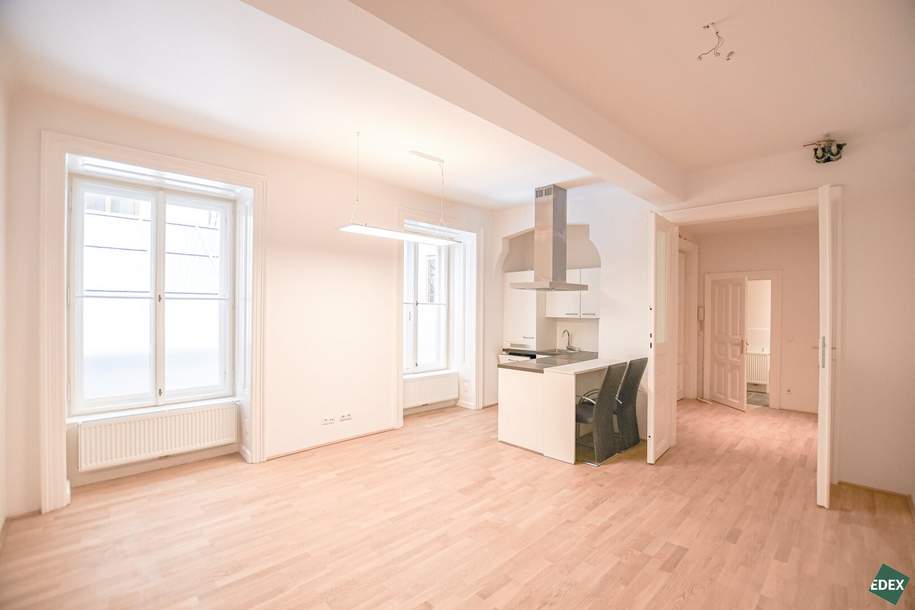 Mitten in Wien: Schöne Single-Wohnung in Hofruhelage, Wohnung-miete, 1.557,39,€, 1010 Wien 1., Innere Stadt