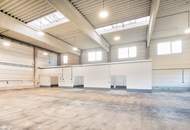 Halle mit 700qm Nutzfläche und 150qm Nebenräume in 1210 Wien – ideal für Lager, Produktion und Logistik