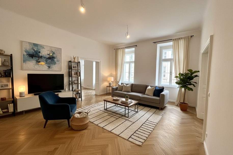 ⭐ 1090! Prachtvolle 5-Zimmer Altbauwohnung in toller Lage nahe Schottentor! GENERALSANIERT!, Wohnung-kauf, 1.395.000,€, 1090 Wien 9., Alsergrund