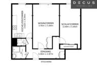 INNENHOFLAGE - HELLE 2 ZIMMER WOHNUNG MIT SEPARATER KÜCHE