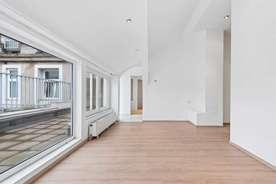 Hoch oben über den Wolken nahe dem Servitenviertel/Clusiusgasse DG mit Terrasse ca. 11m², Wohnung-kauf, 719.000,€, 1090 Wien 9., Alsergrund