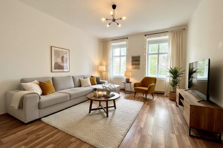 Cityapartment nahe U3 Schlachthausgasse - Charmanter Altbau in Ruhelage, Wohnung-kauf, 210.000,€, 1030 Wien 3., Landstraße