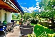 Haus mit zwei Wohnungen auf ca. 820 m² Traumgrundstück mit Berg & Flussblick