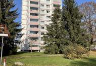 Entspanntes Wohnen in ruhiger Grünlage am beliebten Spallerhof! Großzügig geschnittene 2-Raum-Wohnung mit schöner Loggia! Wunderbarer Ausblick!