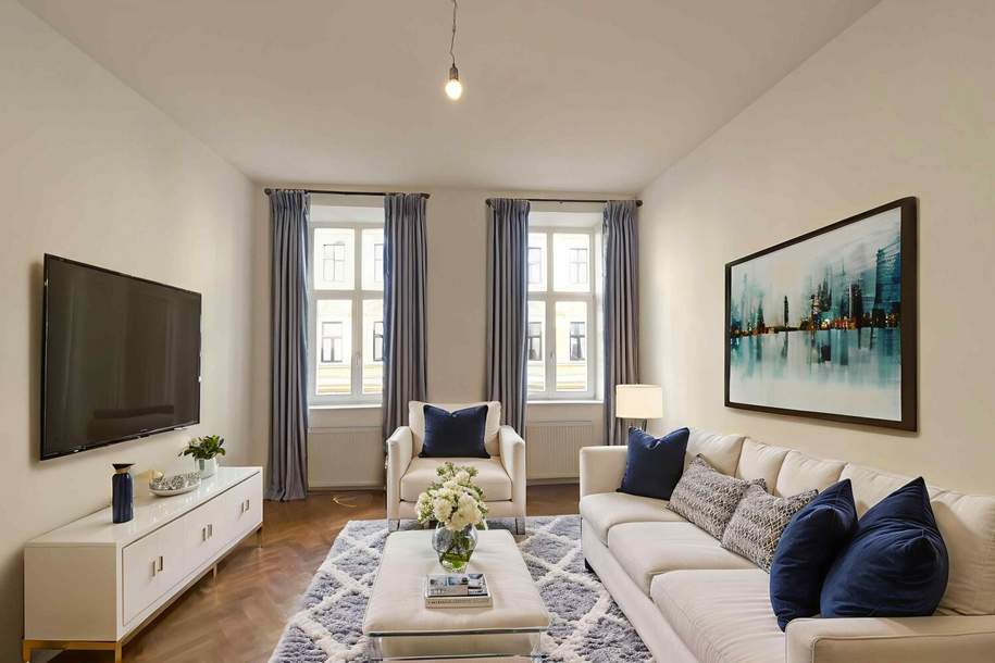 1030! Hübsche, generalsanierte Kleinwohnung mit neuer Küche nahe U3/Kardinal Naglplatz!, Wohnung-kauf, 229.000,€, 1030 Wien 3., Landstraße