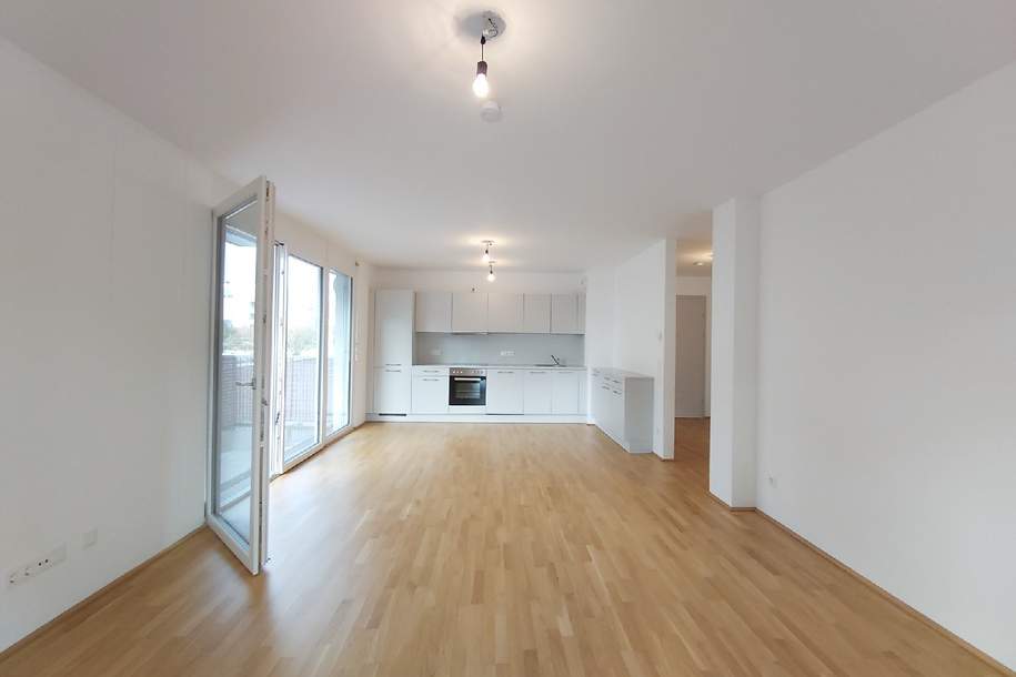 Q11 Leben in Simmering - Schöne Neubauwohnung mit 2 Zimmern, Balkon und Deckenkühlung!, Wohnung-miete, 1.083,46,€, 1110 Wien 11., Simmering