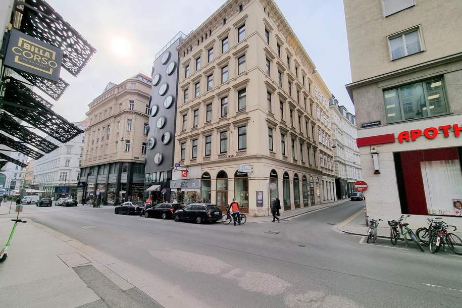 Neu saniertes Altbaubüro in ausgezeichneter Lage - Bauernmarkt, Gewerbeobjekt-miete, 5.015,25,€, 1010 Wien 1., Innere Stadt