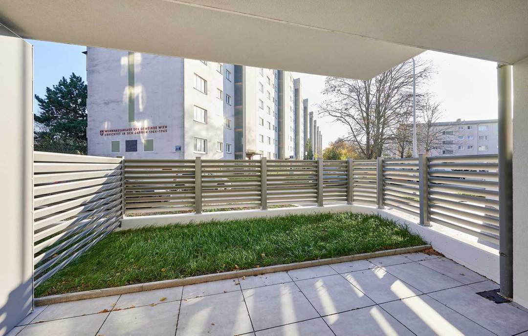 Traumhafte 2-Zimmer-Gartenwohnung in grüner Oase nahe der Donau! ERSTBEZUG!