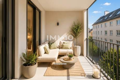Erstbezug nahe Schönbrunn – Exklusive 2-Zimmer-Neubauwohnung mit Loggia - Perfekt für Eigennutzer & Anleger, Wohnung-kauf, 324.000,€, 1120 Wien 12., Meidling