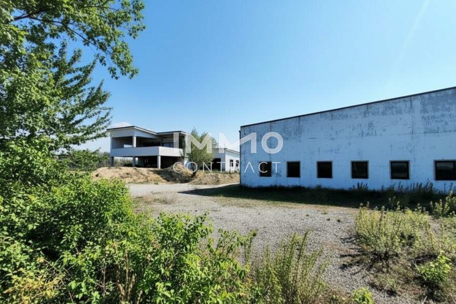 Attraktiver Betriebsstandort: Bürogebäude, Halle und großes Grundstück mit Entwicklungspotential, Gewerbeobjekt-kauf, 2.650.000,€, 2474 Neusiedl am See