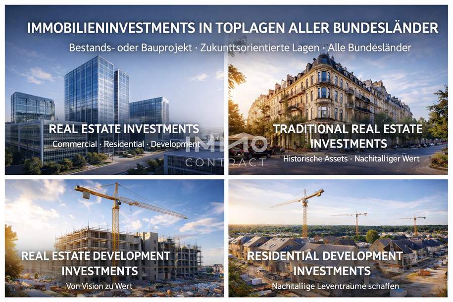 OFF-MARKET I Immobilieninvestments | Bestands- oder Bauprojekte | Zukunftsorientierte Lagen in einigen Bundesländern, Gewerbeobjekt-kauf, 1190 Wien 19., Döbling