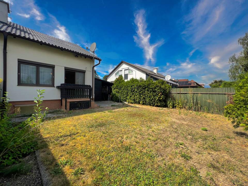 Kleiner Preis für erweiterbares Haus mit wunderbarem Garten in Wiener Ruhe-Grünlage bei Nationalpark LOBAU