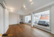 Exklusive, klimatisierte 3,5-Zimmer-Dachgeschosswohnung mit 22 m² Terrasse nahe Schloss Belvedere
