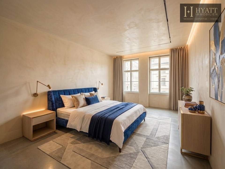 Elegante 5-Zimmer-Familienwohnung mit Balkon in gefragter Lage des 2. Bezirks