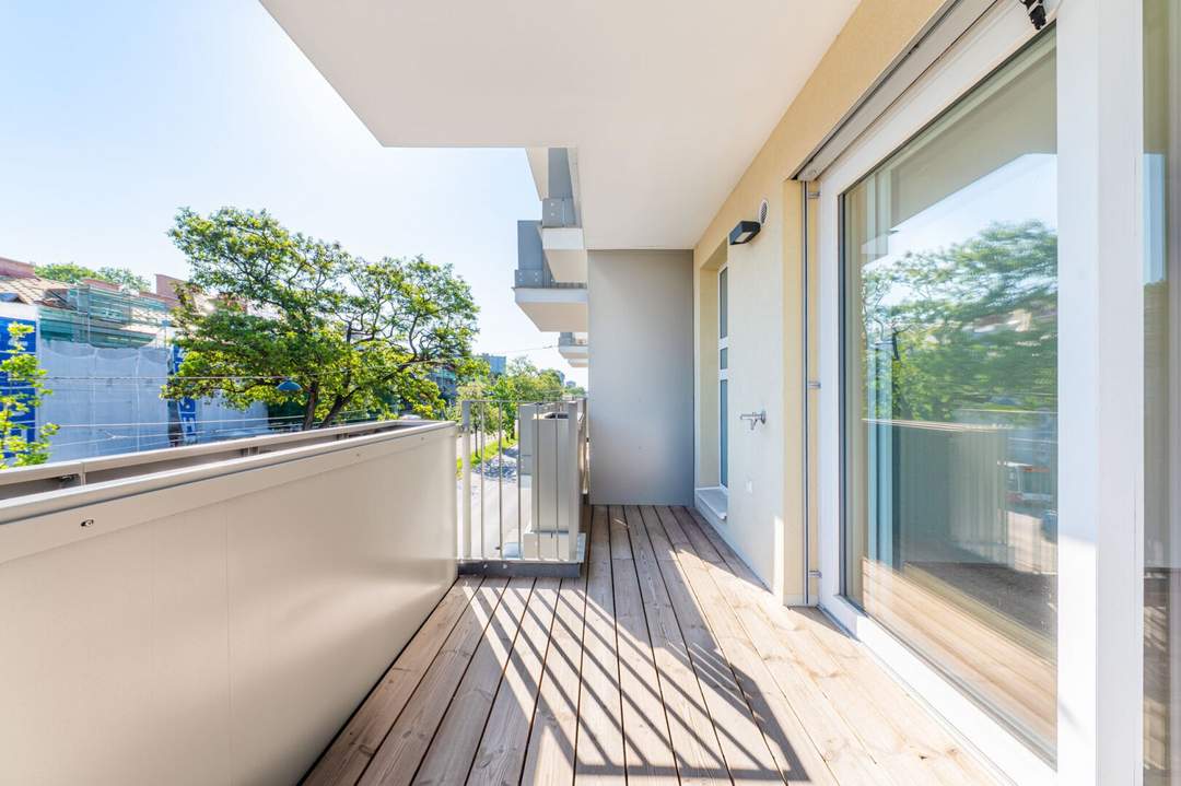Erstbezug! Moderne 2-Zimmer-Balkonwohnung nahe Donau Zentrum zu vermieten!