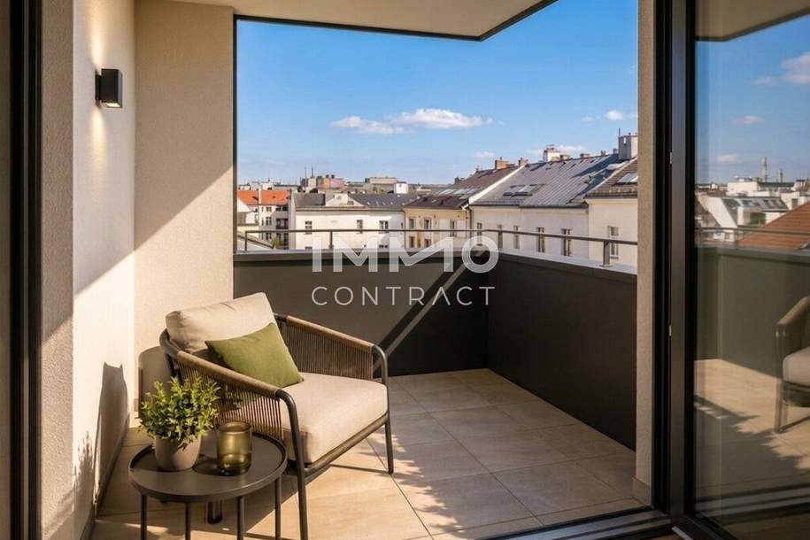 EXKLUSIVER - NEUBAU- ERSTBEZUG NAHE SCHÖNBRUNN - 3 Zimmerwohnung mit Balkon & Loggia, Wohnung-kauf, 309.000,€, 1120 Wien 12., Meidling