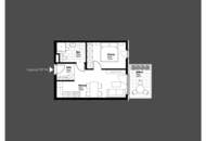 Moderne 2-Zimmer-Wohnung mit optimaler Raumaufteilung