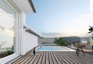 2-3 Zimmer mit Pool und Weitblick in die City