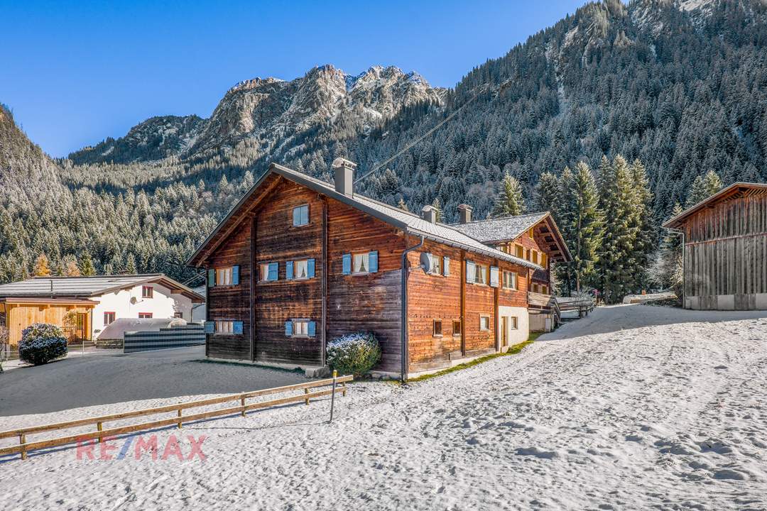 Doppelhaushälfte in Partenen - liebevoll ausgebauter Stadel im Montafon