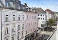 Lichtdurchflutete Dachgeschosswohnung mit Loggia - wohnen über den Dächern der Linzer Hauptstraße!