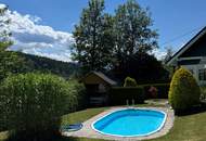 Idyllisches Einfamilienhaus mit großem Grund & Pool in sonniger Lage Maria Rain (Provisionsfrei)