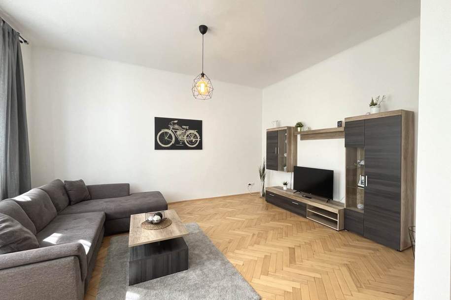 Möblierte 3-Zimmer-Wohnung im 19. Bezirk - Donaukanal und Wertheimsteinpark ums Eck!, Wohnung-kauf, 387.000,€, 1190 Wien 19., Döbling